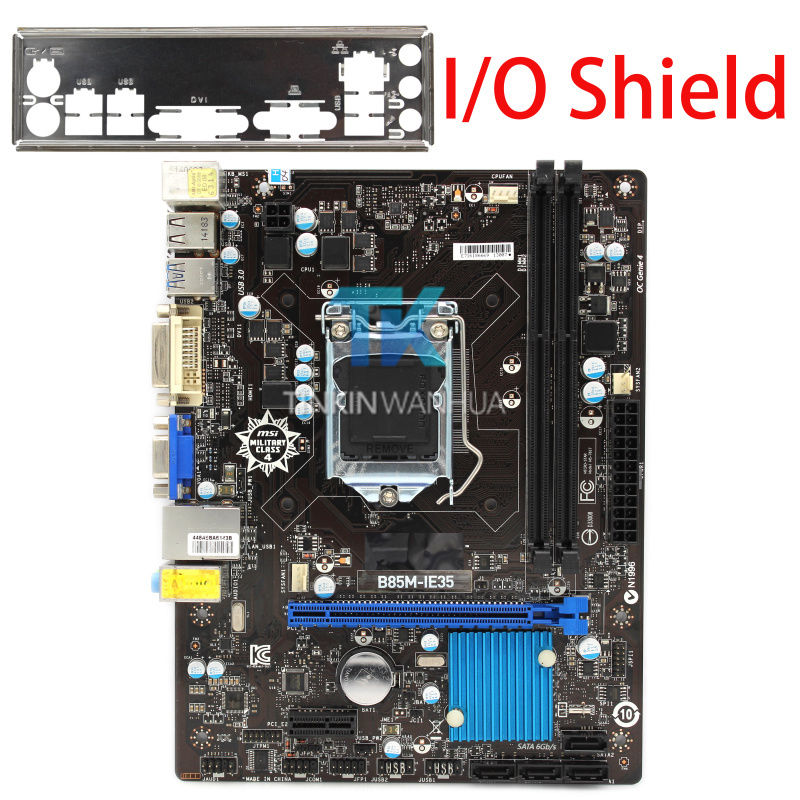 MSI B85M-IE35 Original Motherboard Intel B85 Socket LGA 1150 16G